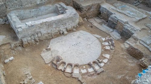 İsgəndəriyyədə nadir Roma villası və ictimai hamam aşkarlandı