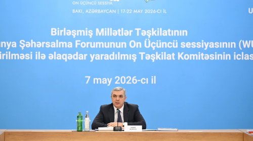 WUF13-ün təşkili ilə əlaqədar yaradılmış Təşkilat Komitəsinin iclası keçirilib