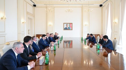 İlham Əliyev Slovakiya Milli Şurası sədrini qəbul edib