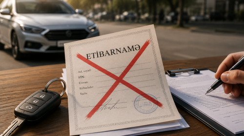 Avtomobillərdə etibarnamə tələbi aradan qaldırılır