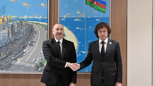 Prezident İlham Əliyevin Gürcüstanın Baş naziri ilə görüşü olub