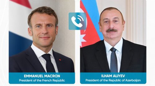Makron İlham Əliyevə zəng etdi