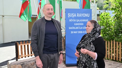 Prezident İlham Əliyev Şuşaya səfər edib