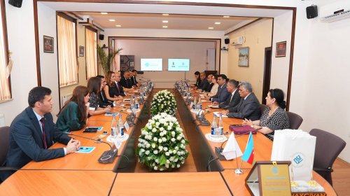 SOCAR-ın nümayəndə heyəti Naxçıvan Dövlət Universitetində olub