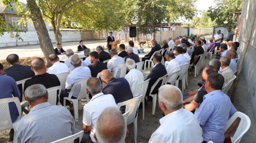 Neftçalanın icra başçısı səyyar görüş keçirib