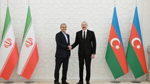 Prezident İlham Əliyev Məsud Pezeşkiana təşəkkür edib