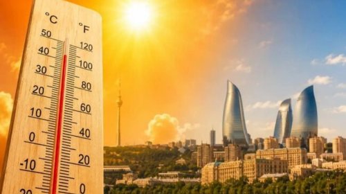 Sabah 36 dərəcə isti olacaq