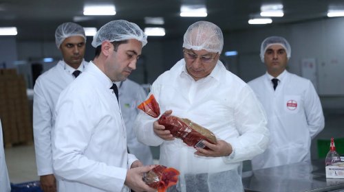 Qoşqar Təhməzli “ATS Food” MMC-nin fəaliyyəti ilə tanış olub