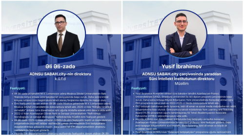 ADNSU-da SABAH.city üzrə yeni təyinatlar həyata keçirilib