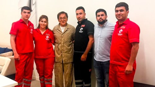 Ceki Çanın Bakıdakı film çəkilişlərinin tibbi tərəfdaşı Mərcan Hospital olub