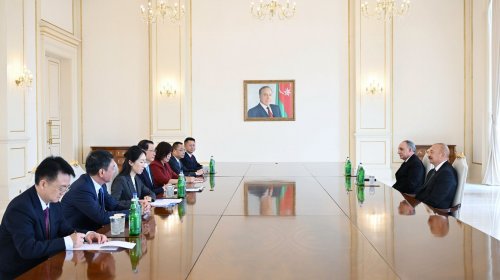 İlham Əliyev Çin Baş prokurorunu qəbul etdi