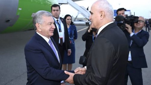 Özbəkistan Prezidenti Azərbaycana gəldi