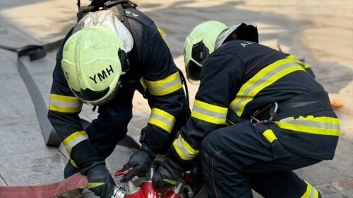 FHN-in Dövlət Yanğından Mühafizə Xidməti yanğın-taktiki təlim keçirib