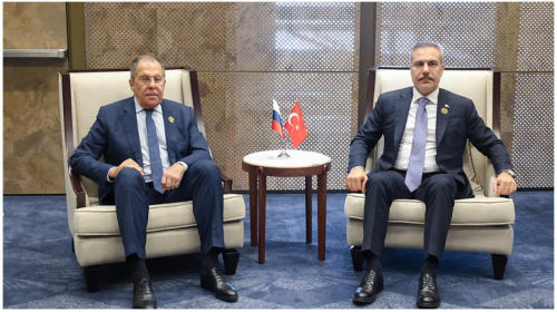 Lavrov Bakıda Hakan Fidanla görüşüb