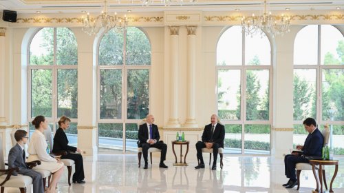 İlham Əliyev Gürcüstanın yeni səfirini qəbul edib