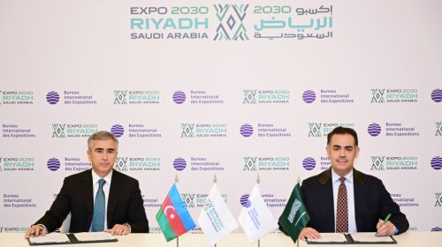 Azərbaycanın “EXPO 2030 Ər-Riyad” sərgisində iştirakına dair müqavilə imzalanıb