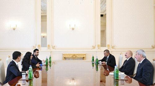 İlham Əliyev Dünya Turizm Təşkilatının Baş katibini qəbul edib