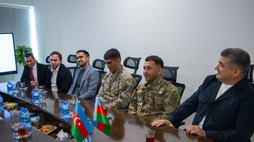 Agentlikdə bir qrup müharibə iştirakçısı ilə görüş keçirildi