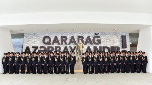 Polis Akademiyasının kursantları Zəfər Parkı və Zəfər Muzeyini ziyarət ediblər