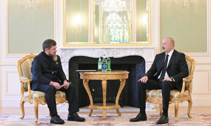 İlham Əliyev Kadırovu qəbul etdi
